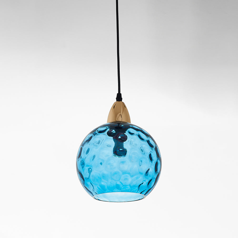 Water-Rippled Glass Pendant Lighting