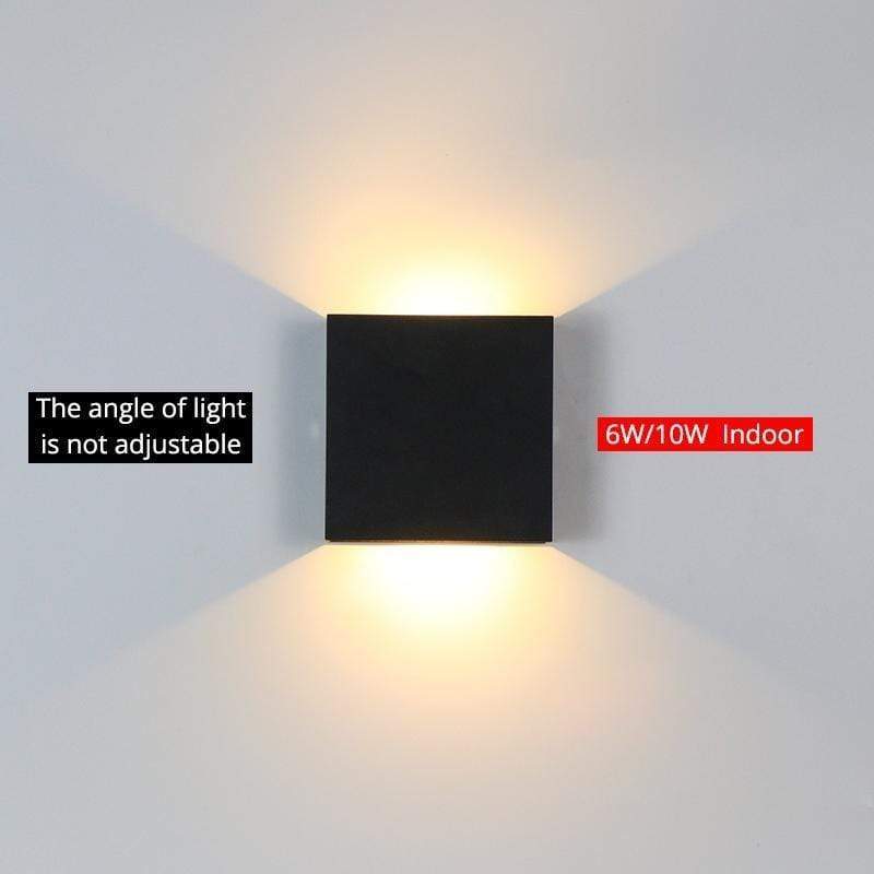 Nexu Modern Adjustable Square LED Outdoor Wall Lamp