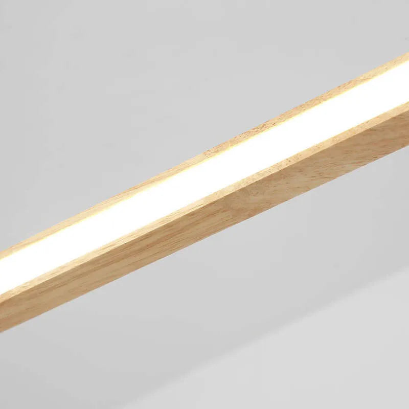 Veon Modern Oval Wood Pendant Light
