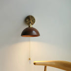 Eira Vintage Wall Sconce with Pull-Chain Switch