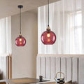 Water-Rippled Glass Pendant Lighting