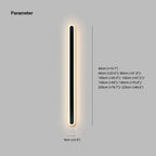 Orral Linear Oval Outdoor Wall Lamp
