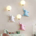 Bear Balloon Wall-Mounted Reading Lamp