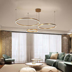 Remi Tri-Circle Linear Pendant Light