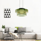 Jojo Multi-Tiered Glass Pendant Light