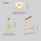 Kalia Vintage Dandelion Firework Pendant Light