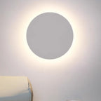 Klyne Minimalist LED Outdoor Wall Lamp, Round or Square, Black or White