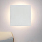 Klyne Minimalist LED Outdoor Wall Lamp, Round or Square, Black or White