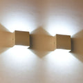 Nexu Modern Adjustable Square LED Outdoor Wall Lamp