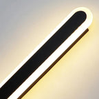 Orral Linear Oval Outdoor Wall Lamp
