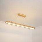 Veon Modern Oval Wood Pendant Light