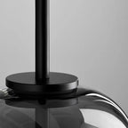 June Minimalist Pendant Light in Smoke Gray Glass
