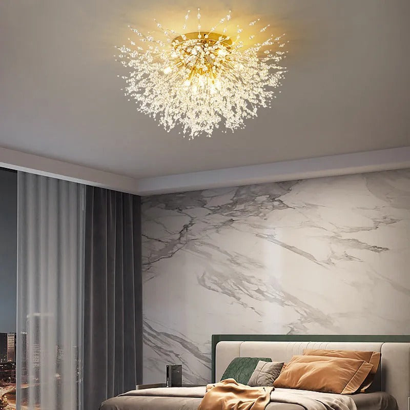 Kalia Vintage Dandelion Firework Pendant Light