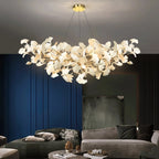 Metr Luxury U-Shaped Ceramic Chandelier for Living Room