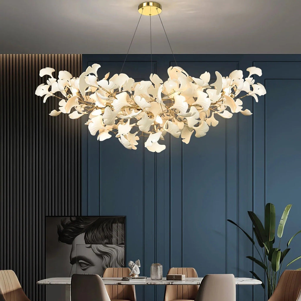 Metr Luxury U-Shaped Ceramic Chandelier for Living Room