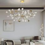 Metr Luxury U-Shaped Ceramic Chandelier for Living Room