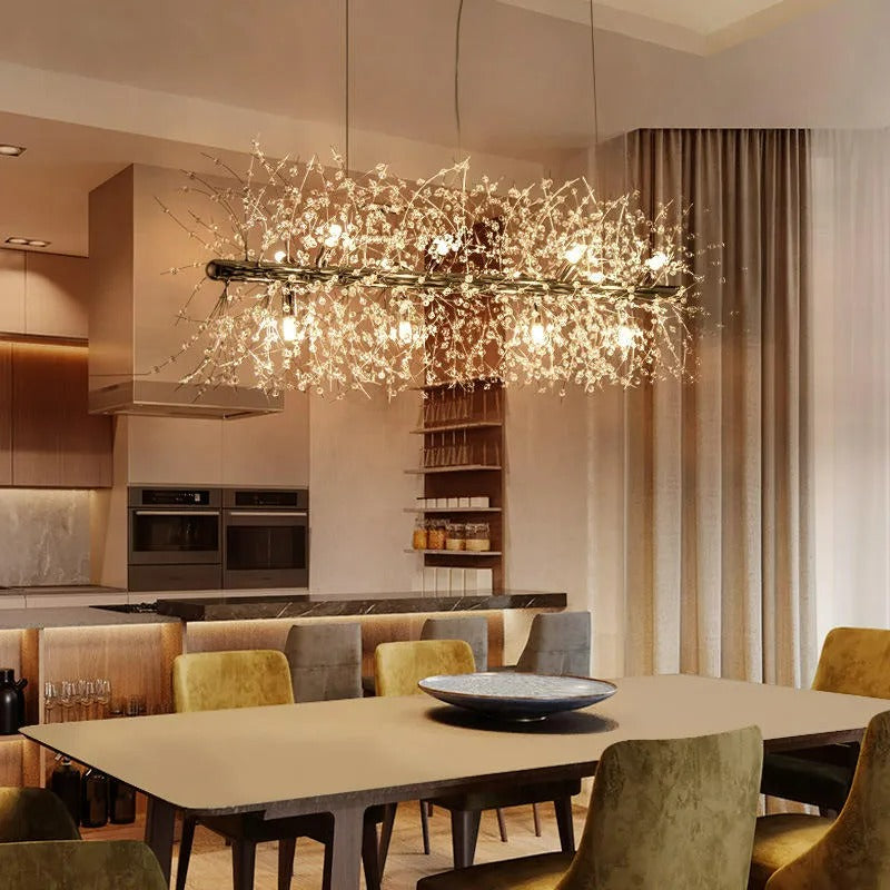 Kalia Vintage Dandelion Firework Pendant Light