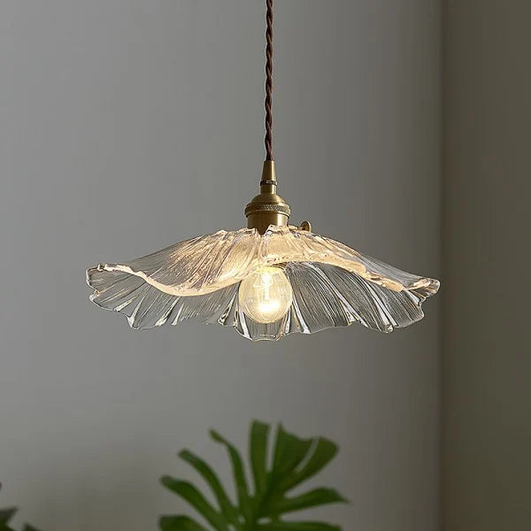 Calia Flower Glass Pendant & Ceiling Light