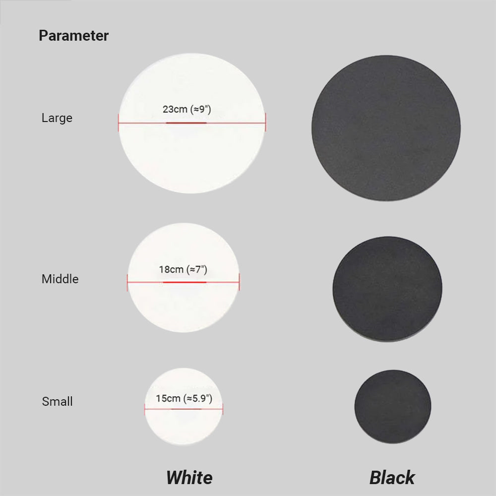 Klyne Minimalist LED Outdoor Wall Lamp, Round or Square, Black or White